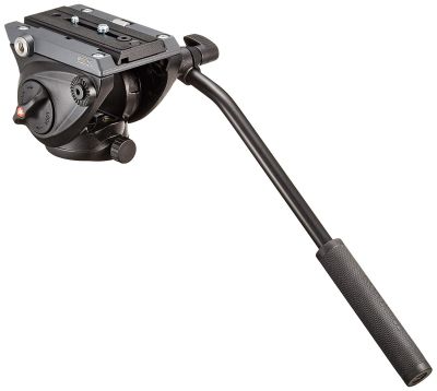 0320460740 - MANFROTTO TESTA VIDEO BASE PIATTA PIASTRA SCORRIMENTO 1/4" 3/8"MVH500AH
