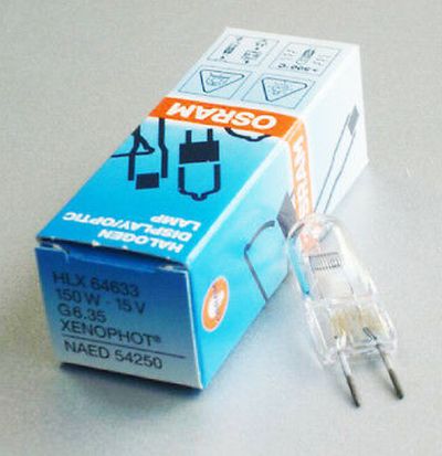 0372220014 - LAMPADINA G6.35  15V 150W 3450K 5600lm/50h OSRAM 64633 PHILIPS 6550