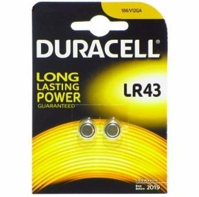 0380150010 - DURACELL LR 43-386-301 X2