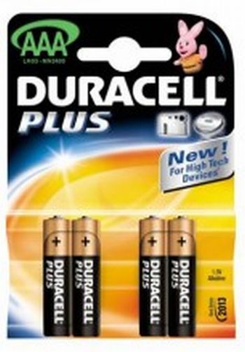 0380151059 - DURACELL PLUS MN 2400 AAA X4