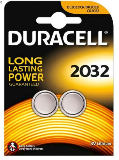 0380151125 - DURACELL CR 2032 B2