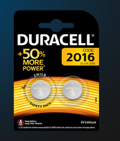 0380151147 - DURACELL CR 2016 B2