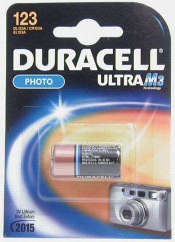 0380151155 - DURACELL CR  123