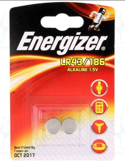 0380157051 - ENERGIZER LR43 x2