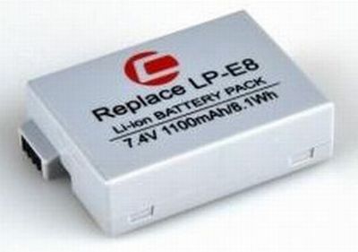 0380170011 - BATTERIA COMPATIBILE CANON LPE8