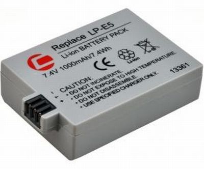 0380173392 - BATTERIA COMPATIBILE CANON LPE5