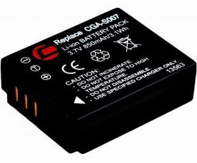 0380173563 - BATTERIA COMPATIBILE PANASONIC CGAS007