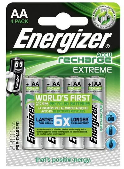 0380990210 - ENERGIZER AA   PRECHARGED extreme 2300 mAh B4