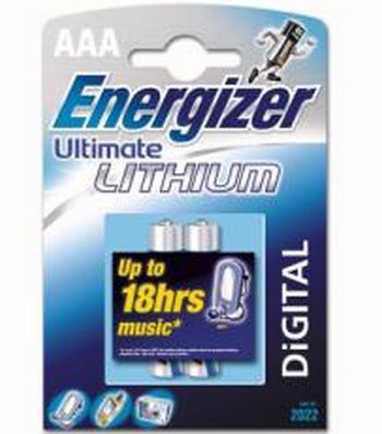 0380997002 - ENERGIZER LITIO AAA L92  MINISTILO  x2