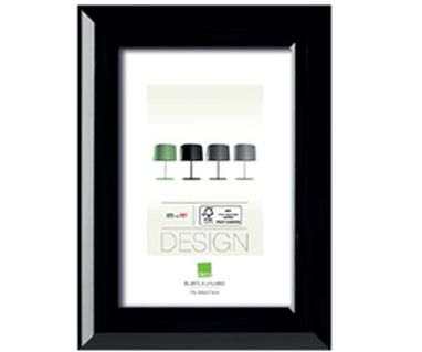 0414440064 - BeN 125/NE CORNICE RICHARD 18X24 NERA da tavolo e parete