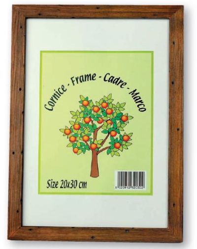 0417712185 - ZEP KIT CORNICI M5413 LEGNO ARTE POVERA (parete) 30X45 6pezzi