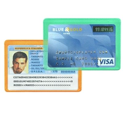 0420810005 - SVAR BUSTA CREDIT CARD SINGLE TRANSCOLOR 8,5X5,5/25 20035160