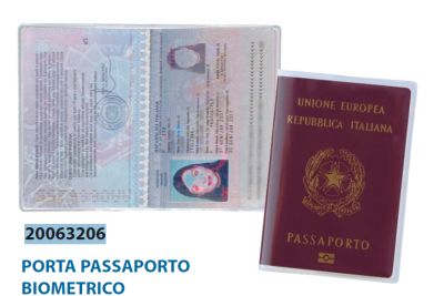 0420810043 - SVAR BUSTA PASSAPORTO BIOMETRICO 18,7X13,3/10 20063206