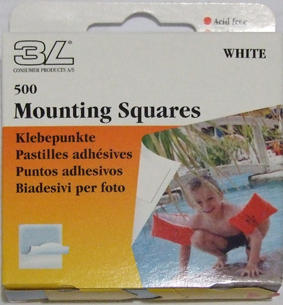 0420810211 - SVAR BIADESIVO MOUNTING SQUARES PHOTO FIX 500  01704/25001000
