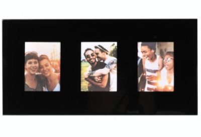 0424010032 - FUJI INSTAX CORNICE VETRO BLACK X 3 FOTO