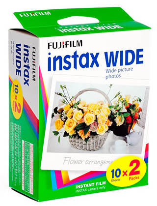 0514010202 - FUJI FILM INSTAX WIDE 8,6 x 10,8  TW 20 F