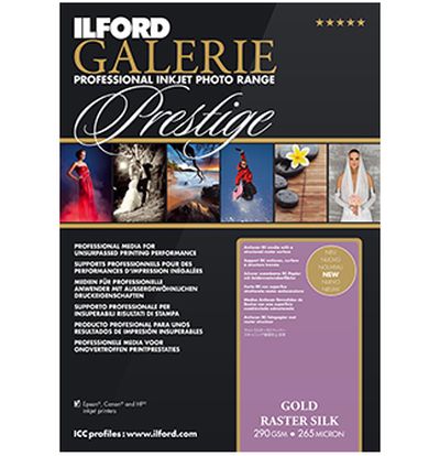 0610093176 - ILFORD GALERIE GOLD RASTER SILK 290gr PLOTTER 61cm x 15,2mt 2003176^