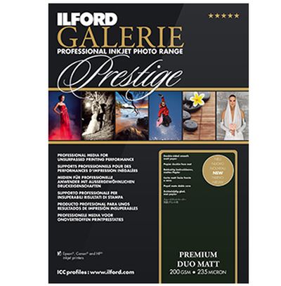 0610093184 - ILFORD GALERIE PREMIUM MATT DUO 200gr A4 50F 2003184^