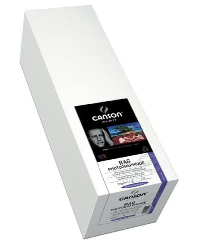 0610120007 - CANSON RAG PHOTOGRAPHIQUE 310gr PLOTTER 43,2cm  x 15,24mt 6212015