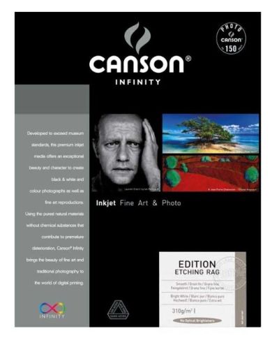 0610120022 - CANSON EDITION ETCHING RAG 310gr A4 25F 6211006