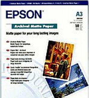 0612120074 - EPSON CARTA ARCHIVAL MATTE A3 50F S041344