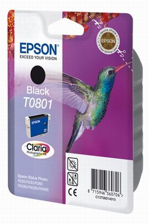 0622121234 - EPSON T0801 BLACK COLIBRI