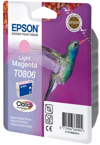 0622121237 - EPSON T0806 LIGHT MAGENTA COLIBRI