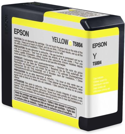 0622121242 - EPSON T5804 80 ml YELLOW