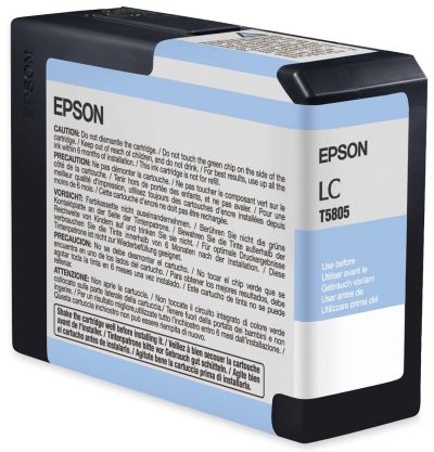 0622121246 - EPSON T5805 80 ml LIGHT CYAN