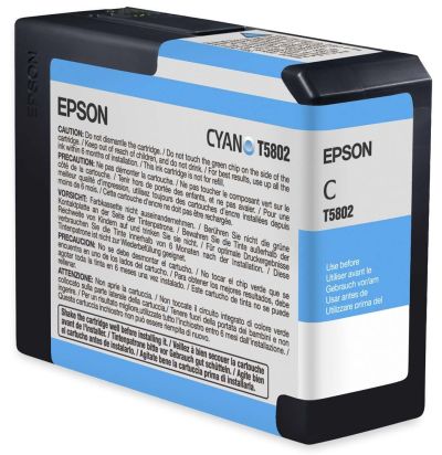 0622121248 - EPSON T5802 80 ml CYAN