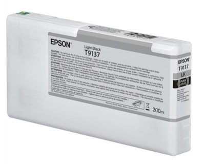 0622121291 - EPSON T9137 200 ml  LIGHT BLACK