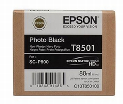 0622121305 - EPSON T8501 80 ml  P800  PHOTO BLACK