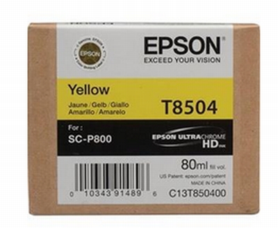 0622121310 - EPSON T8504 80 ml  P800  YELLOW