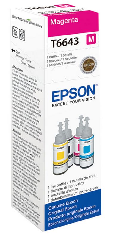 0622129044 - EPSON T6643 MAGENTA ECOTANK