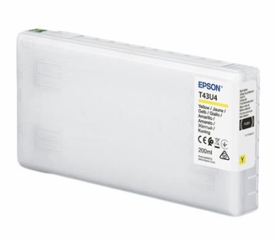 0622129104 - EPSON T43U4 INK YELLOW D800^