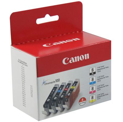 0628290015 - CANON CLI8 BK/PC/PM/R/G MULTIPACK