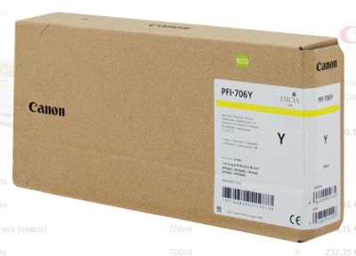 0628299093 - CANON PFI-706  Y GIALLO ^