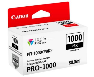 0628299102 - CANON INK PFI1000 PBK PHOTO BLACK