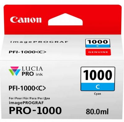 0628299103 - CANON INK PFI1000 C CIANO