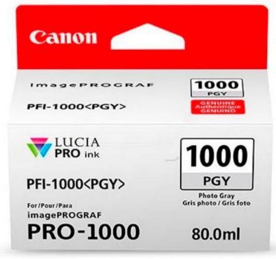 0628299108 - CANON INK PFI1000 PGY PHOTO GRAY