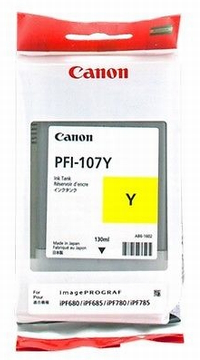 0628299154 - CANON PFI-107 130ml  Y YELLOW^