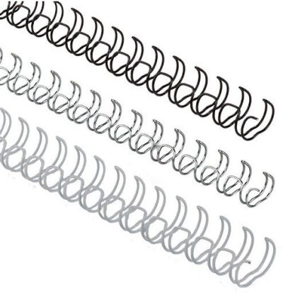 0828401007 - TOSINGRAF SPIRALI WIRE 9/16" 14,3  mm 100 pz BIANCO DSAWIRE14