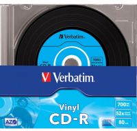 0892820005 - VERBATIM CD-R VINYL 10pezzi 52X 700MB 43426