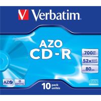 0892820017 - VERBATIM CD-R JEWEL 52X 700MB 43327