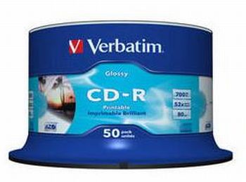 0892820020 - VERBATIM CD-R / 50 PRINT 52X 700MB 43438