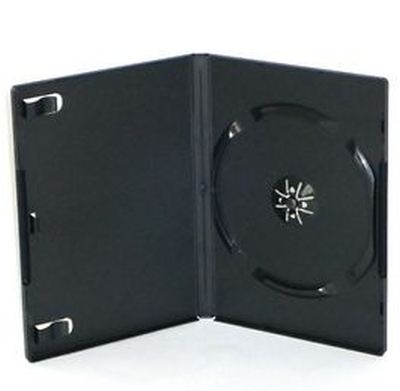 0895800033 - AG CUSTODIA DVD SINGOLA 14mm NERA SATINATA 556100NG 100 pezzi