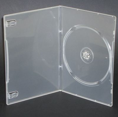 0895800039 - AG CUSTODIA DVD SINGOLA  7mm TRASPARENTE 556200CG 100 pezzi
