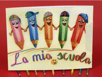 1032260061 - EDICART PORTA FOTO SCUOLA 275 MATITE X FOTO 13x18 15x21 15x22 (23X17,3) / 100 PZ
